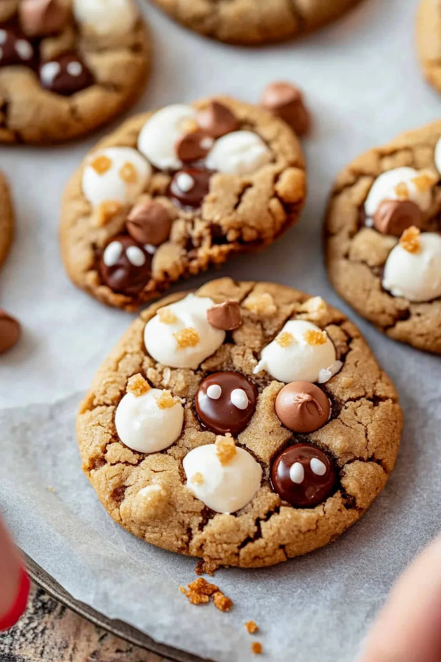 Toasted Reindeer Tracks Pudding Cookies Recipe