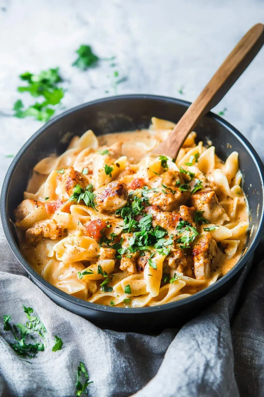 One Pot Creamy Cajun Chicken Pasta Recipe