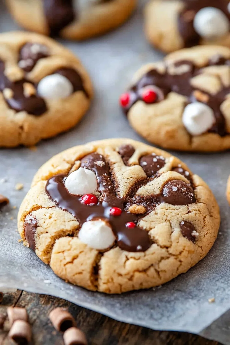 Toasted Reindeer Tracks Pudding Cookies Recipe