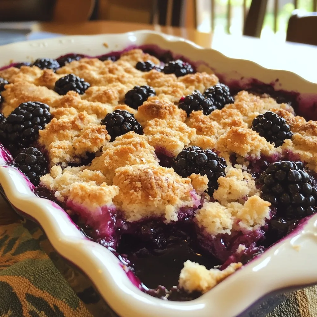 Easy Blackberry Cobbler Recipe for Dessert Lovers