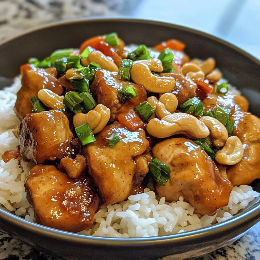 Crockpot Cashew Chicken Recipe | Delicious and Easy