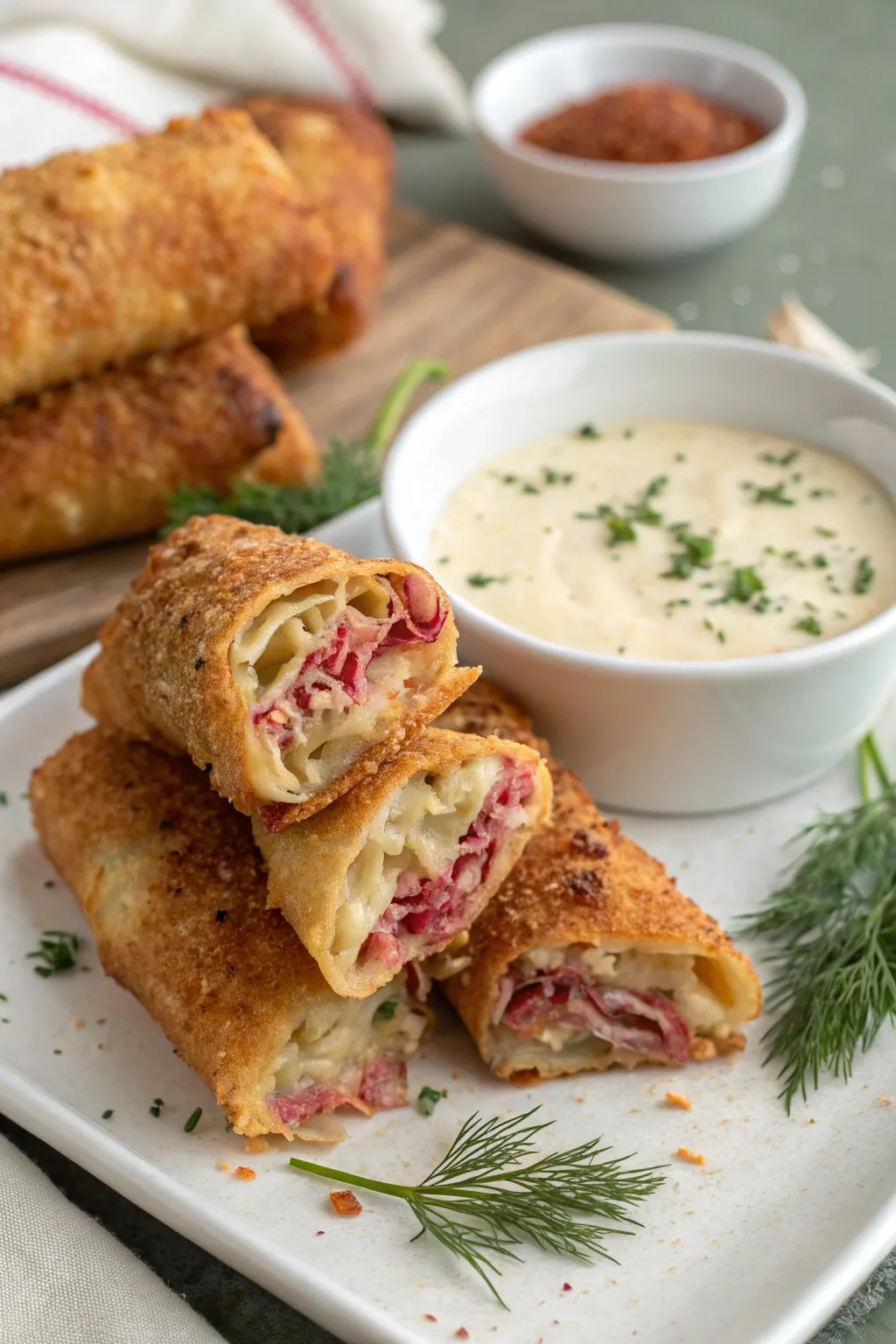 Baked Reuben Egg Rolls Recipe: A Tasty Twist