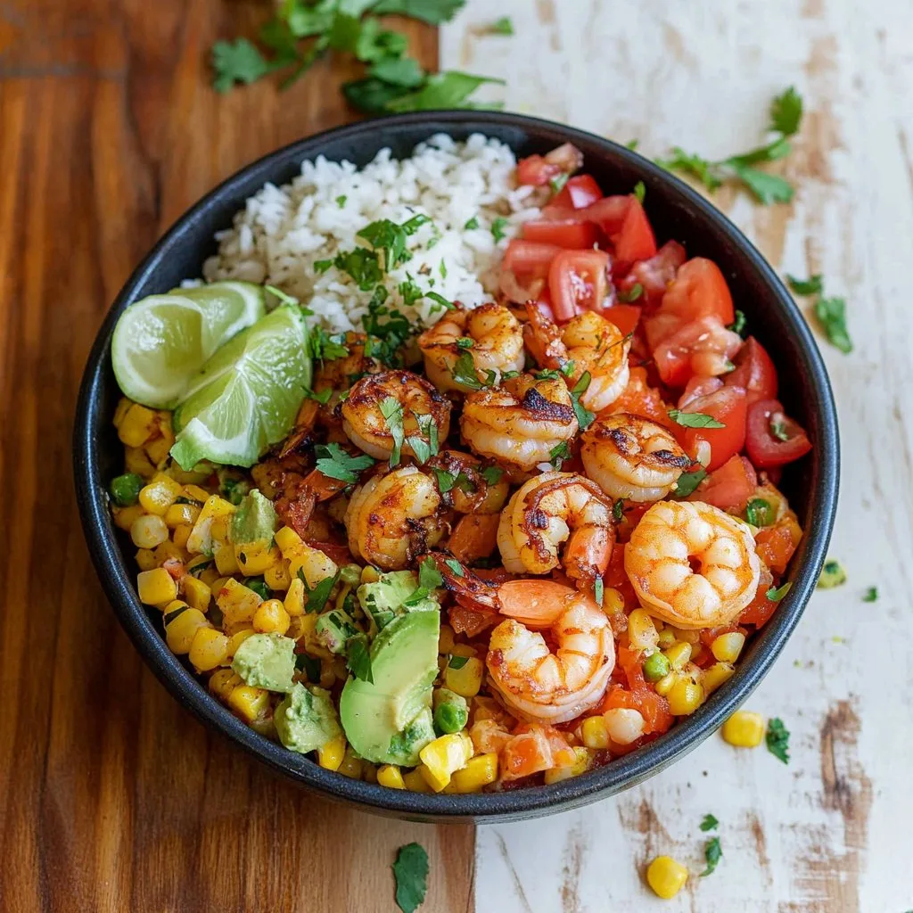 Fiesta Shrimp Bowl: A Flavorful Mexican-Inspired Dish