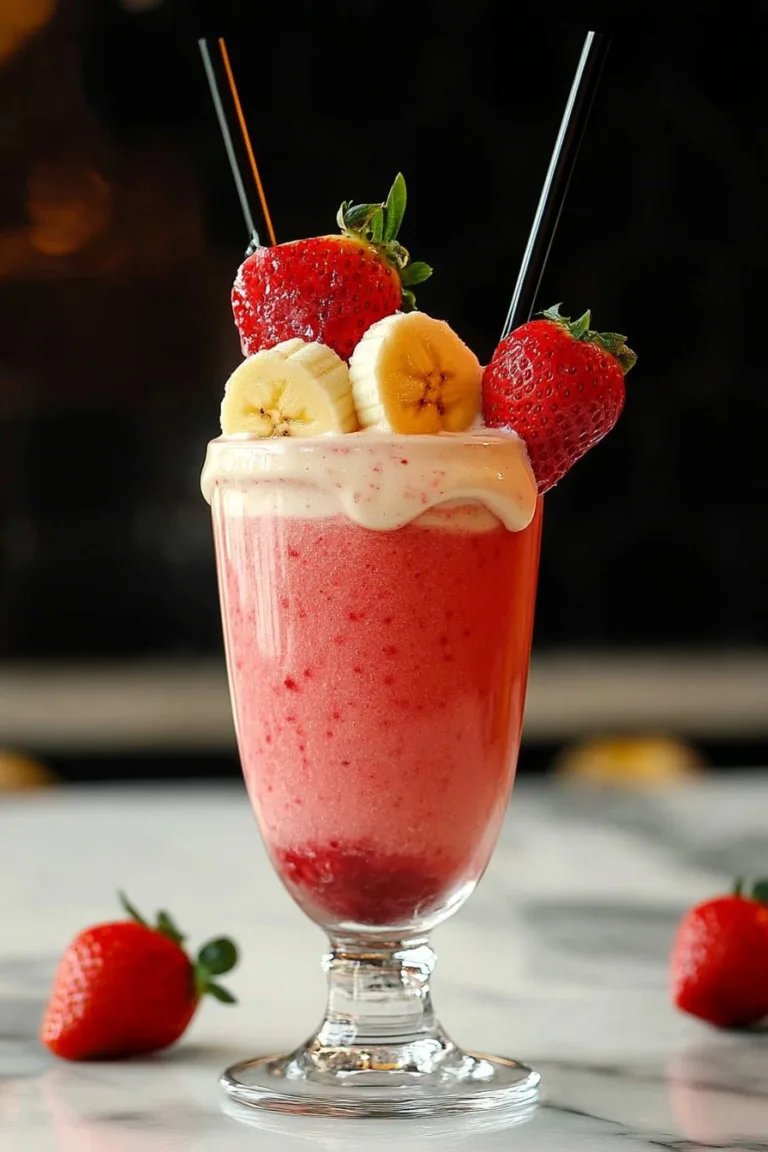 Strawberry Banana Smoothie Recipe – Quick & Delicious