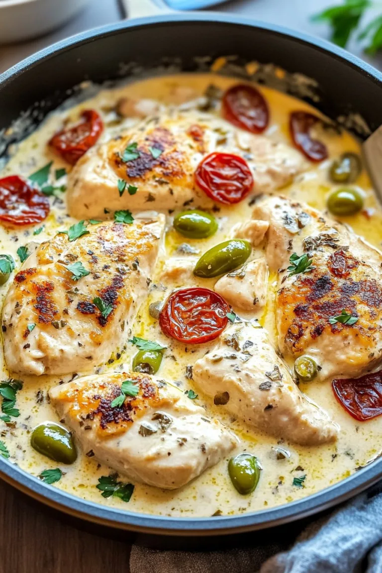 Creamy Pepperoncini Chicken Skillet Recipe | Quick & Easy Meal