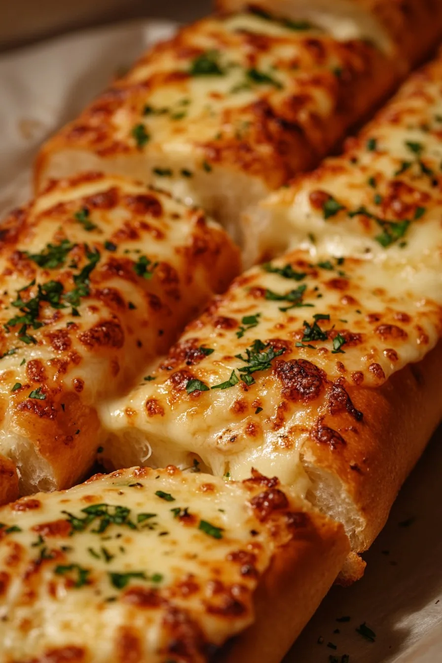 15 Minute Stuffed Garlic Cheese Bread Recipe