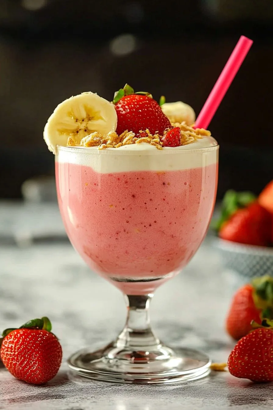 Strawberry Banana Smoothie Recipe - Quick & Delicious