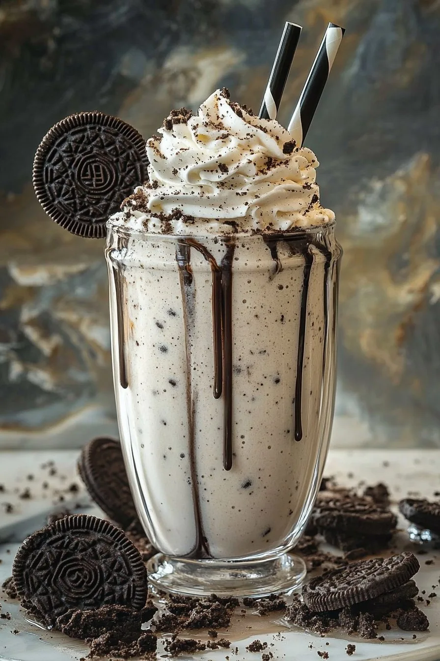 Easy Oreo Milkshake Only 3 Ingredients Recipe