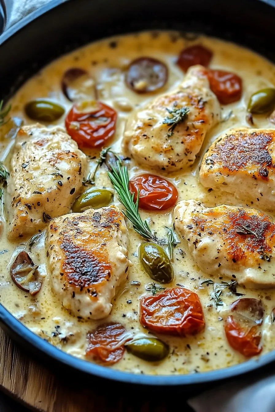 Creamy Pepperoncini Chicken Skillet Recipe | Quick & Easy Meal