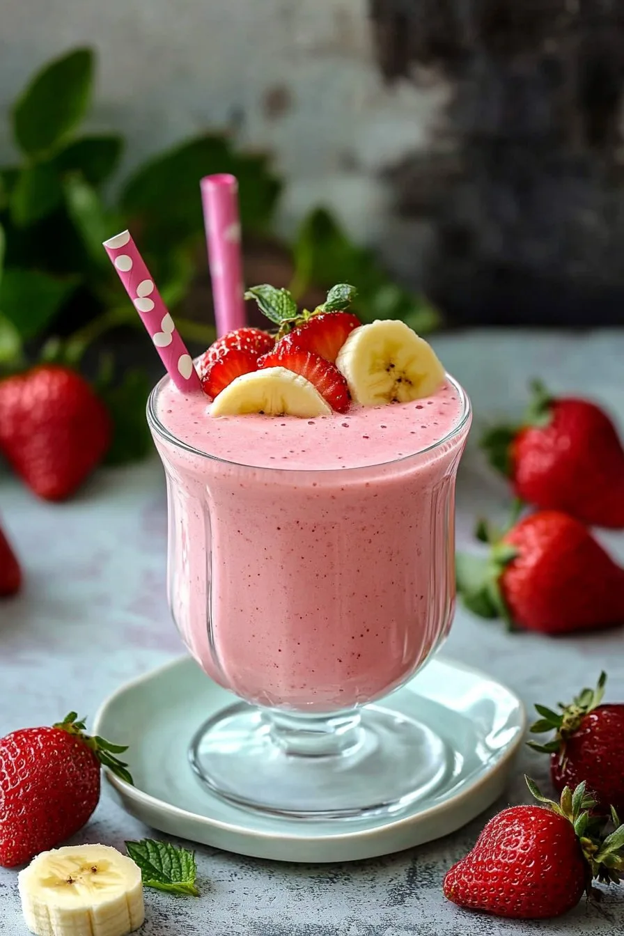 Strawberry Banana Smoothie Recipe - Quick & Delicious