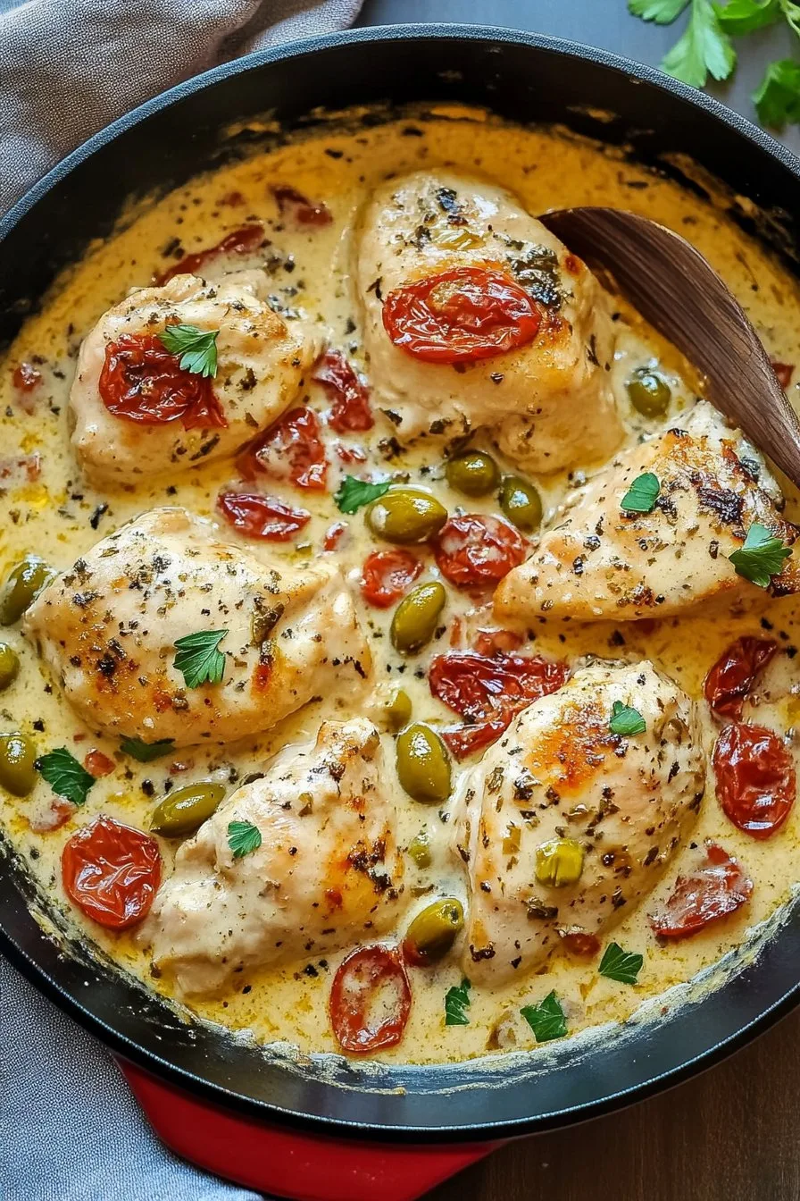 Creamy Pepperoncini Chicken Skillet Recipe | Quick & Easy Meal