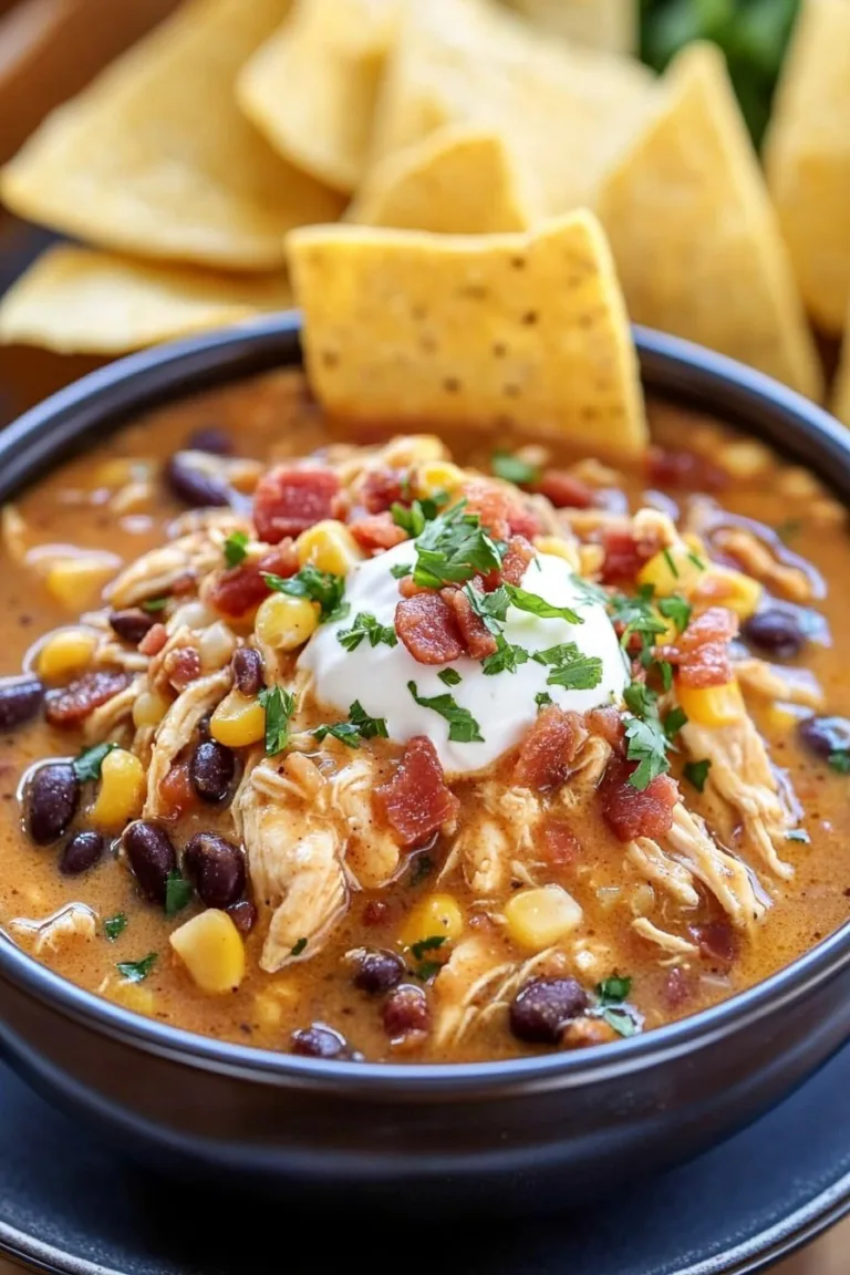 Slow Cooker Crack Chicken Chili Recipe: Flavorful & Easy