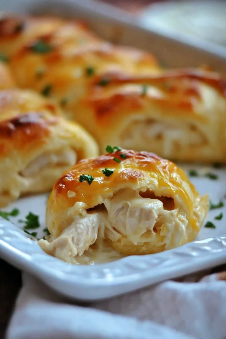 Delicious Chicken Stuffed Crescent Rolls Recipe