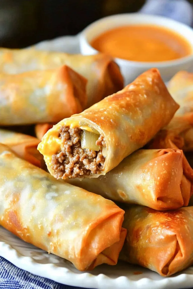 Cheeseburger Egg Rolls Recipe: A Delicious Twist