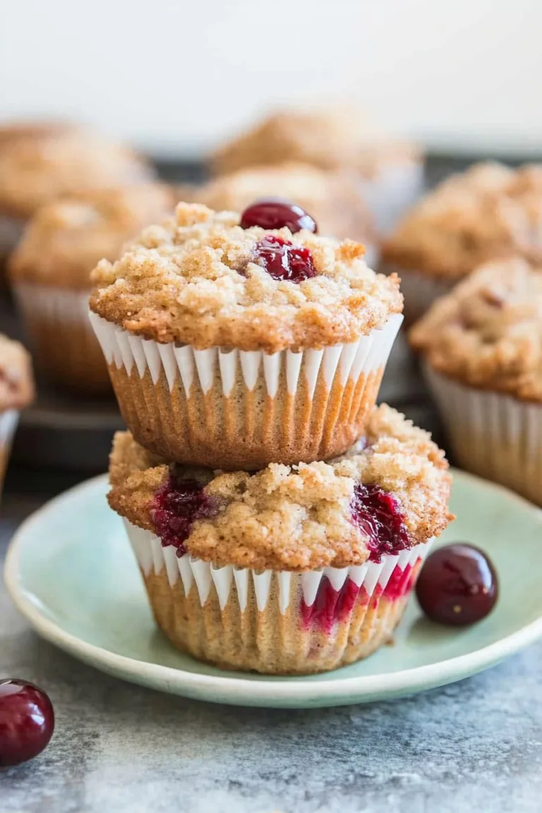 Cherry Cobbler Muffins Recipe: Perfectly Sweet & Moist