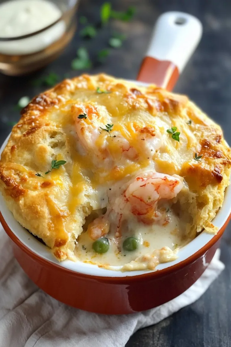 Cheddar Bay Biscuit Seafood Pot Pie Recipe – Delicious & Easy