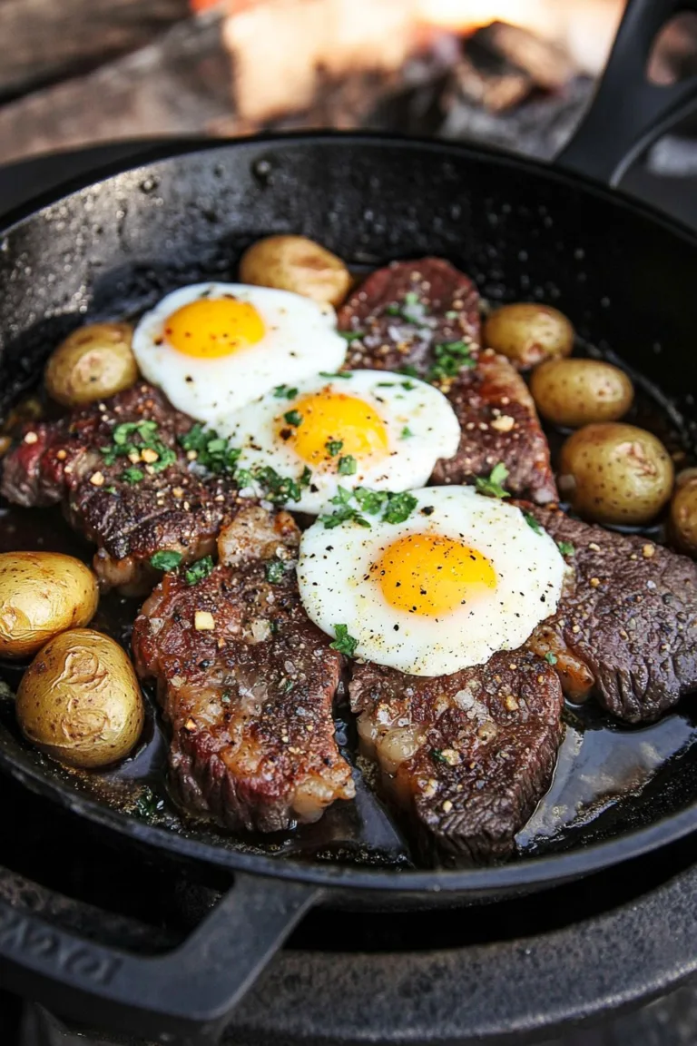 Garlic Steak Bites and Eggs Recipe: Flavorful & Easy