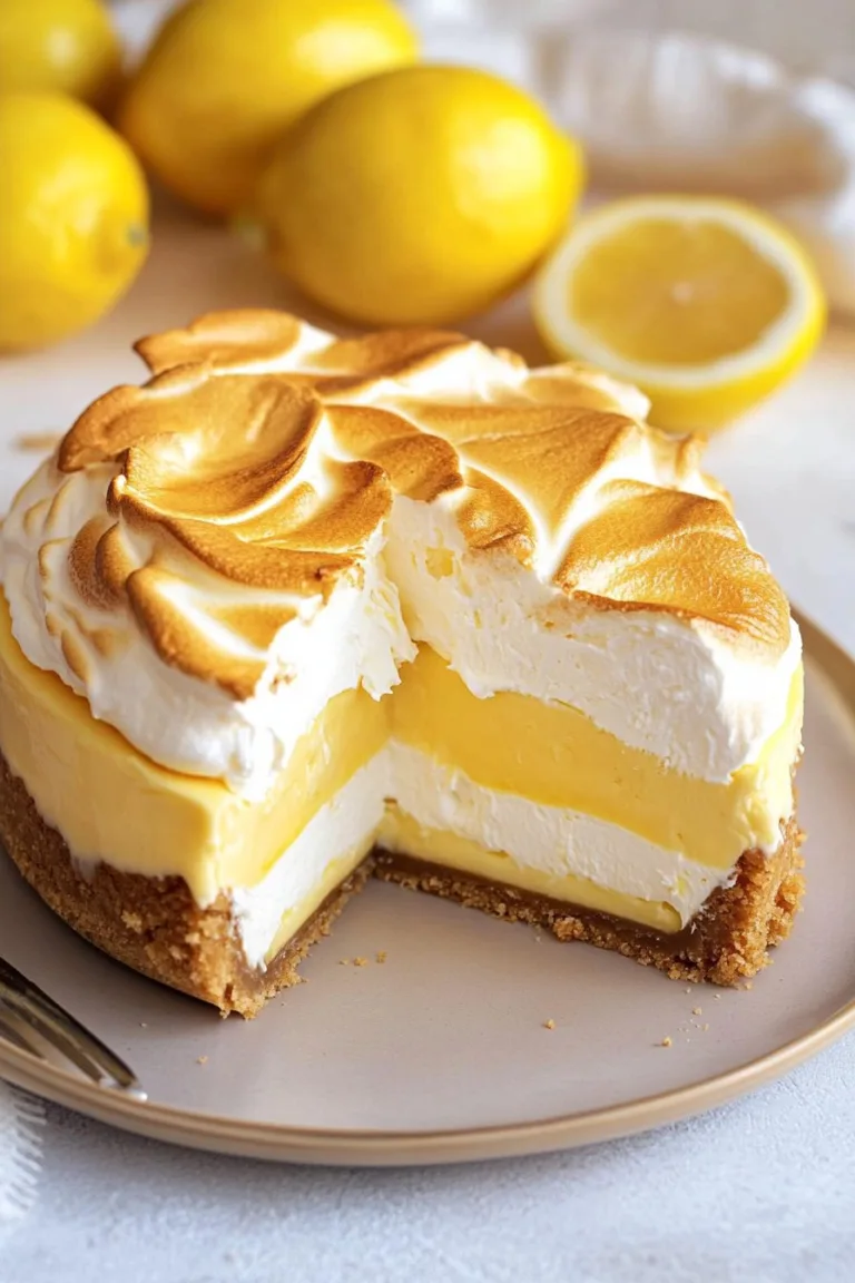 Lemon Meringue Cheesecake Recipe: A Tangy Delight