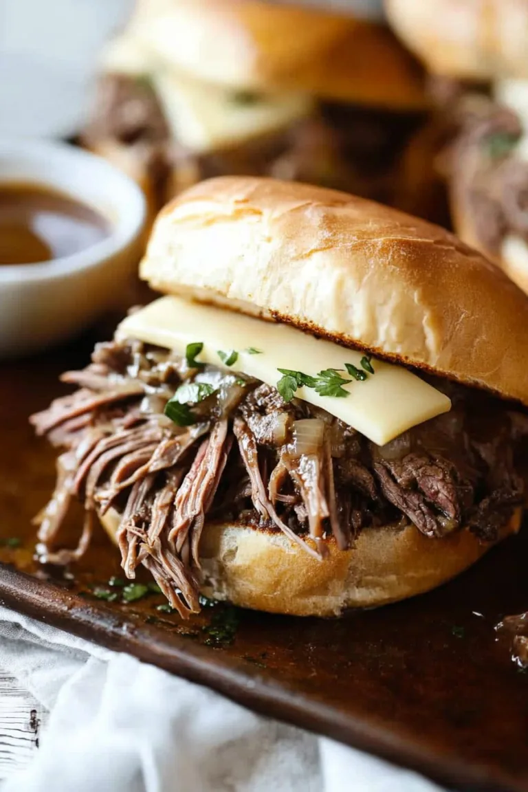 Slow Cooker French Dip Sandwiches Recipe | Easy & Delicious
