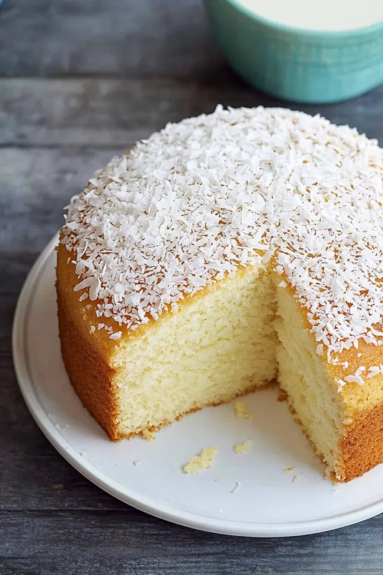 Coconut Cake with Seven Minute Frosting Recipe