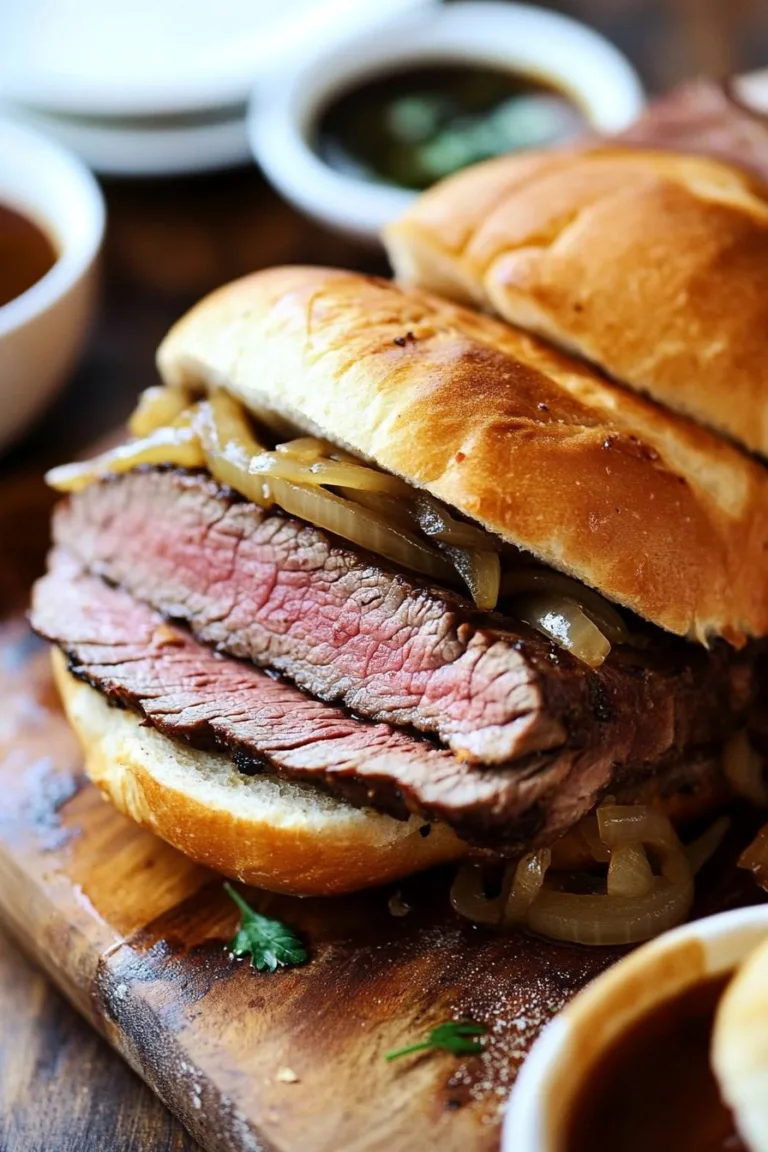 French Dip Sandwiches: A Tasty Home-Cooked Delight