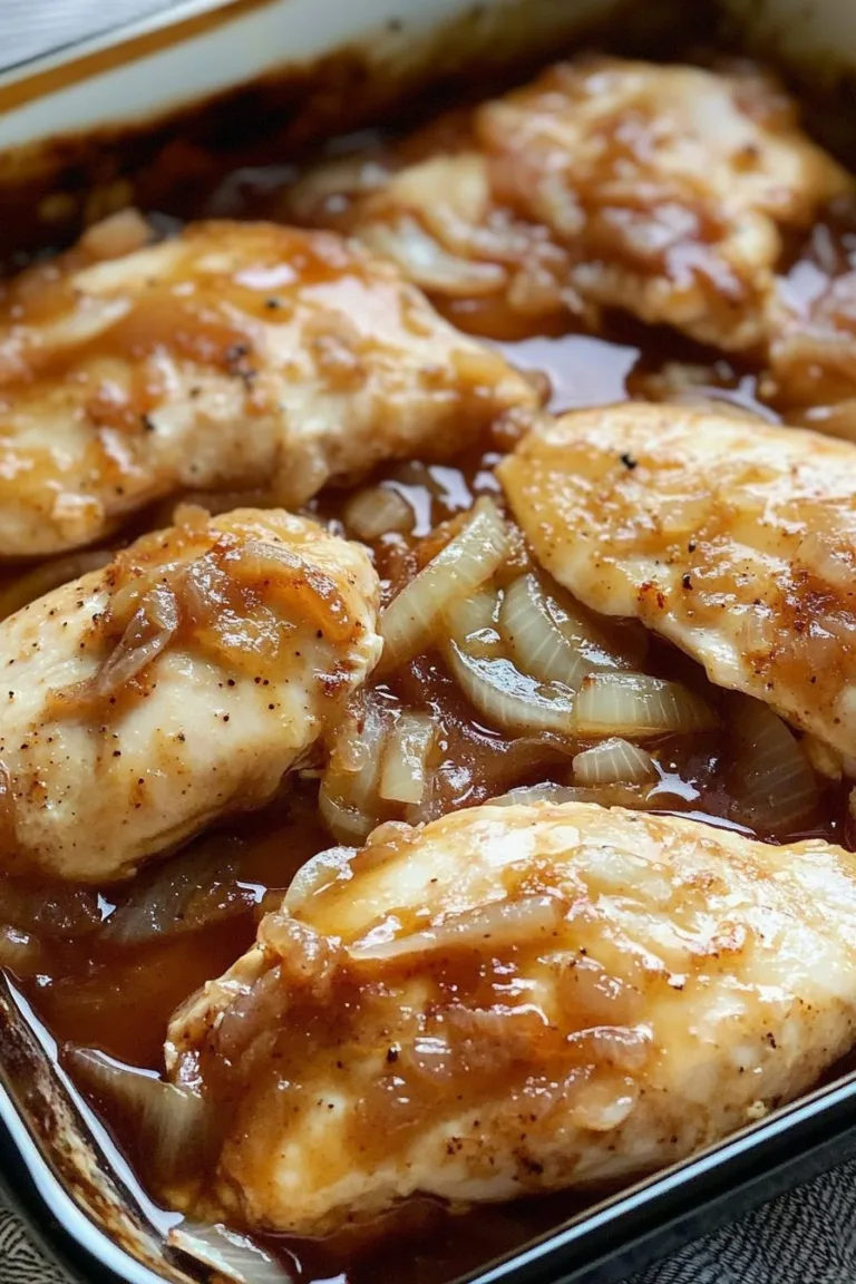 French Onion Chicken Bake: A Tasty Homey Dish