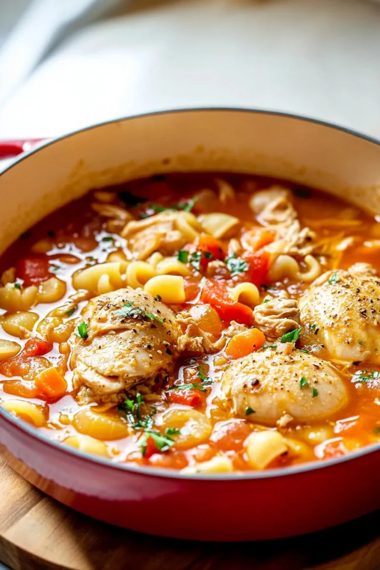 Sicilian Chicken Soup: A Cozy, Flavorful Journey