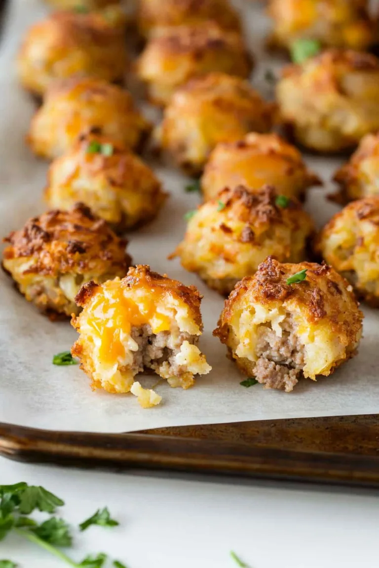Crispy Hashbrown and Sausage Bites Recipe