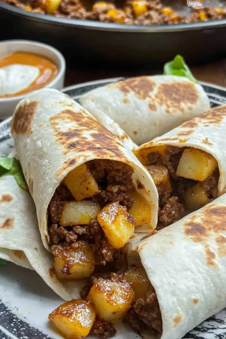 Cheesy Potato Burritos