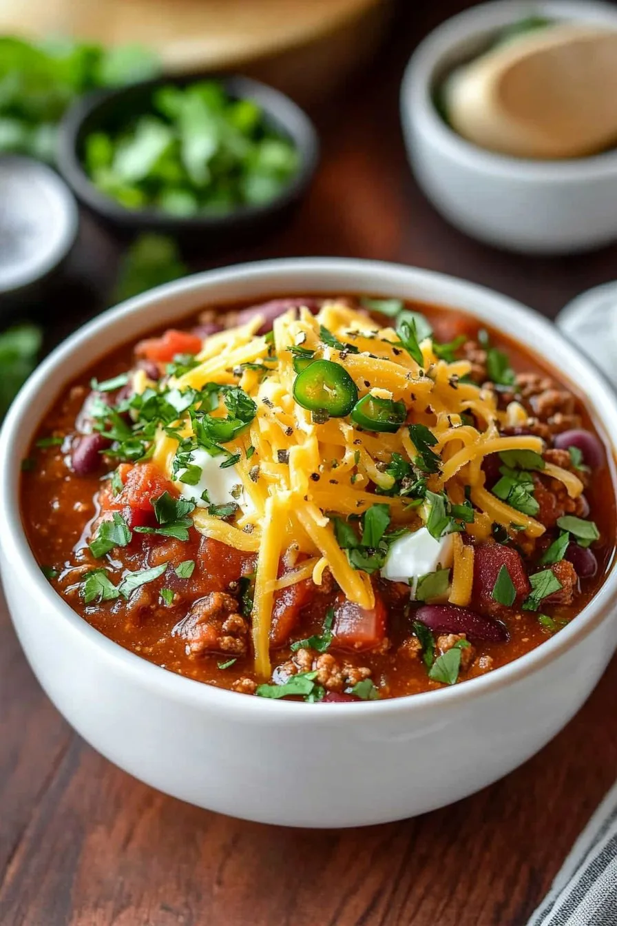 Healthy Ground Turkey Chili Recipe - Delicious & Easy