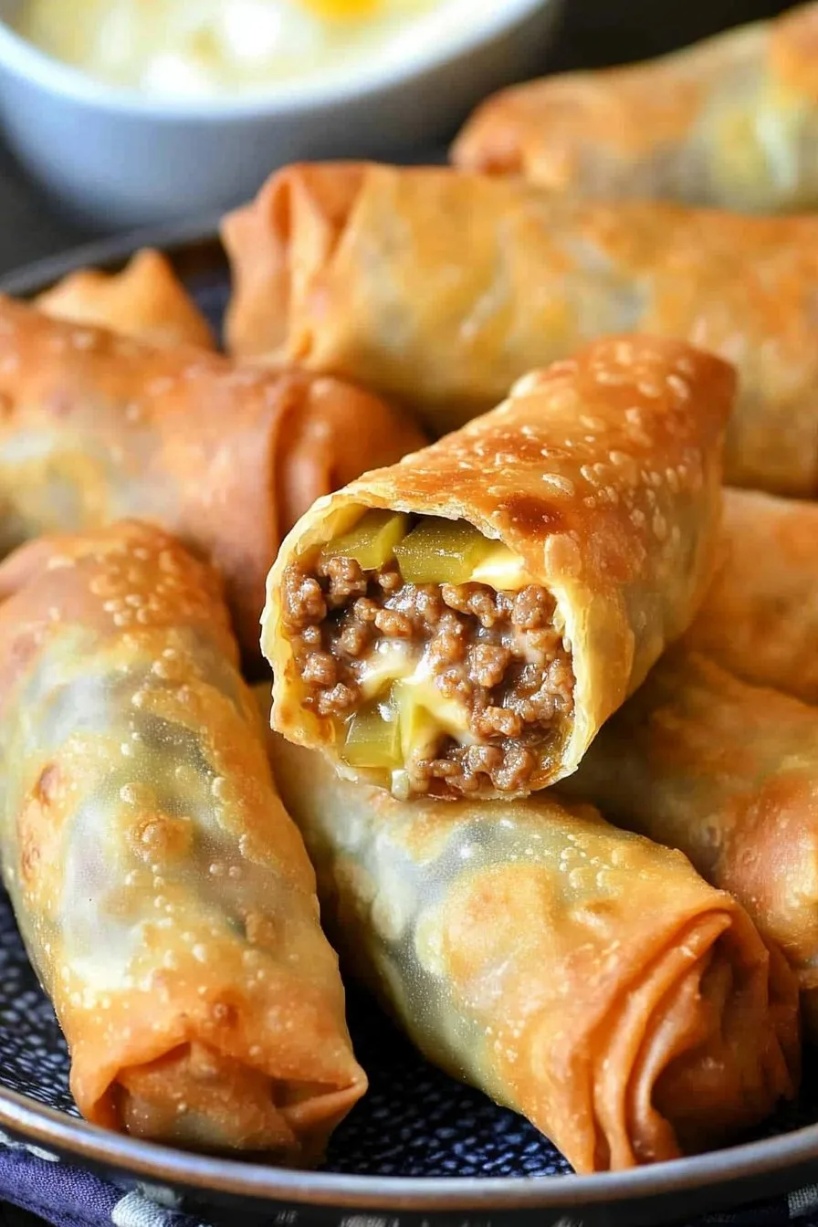 Cheeseburger Egg Rolls Recipe: A Delicious Twist