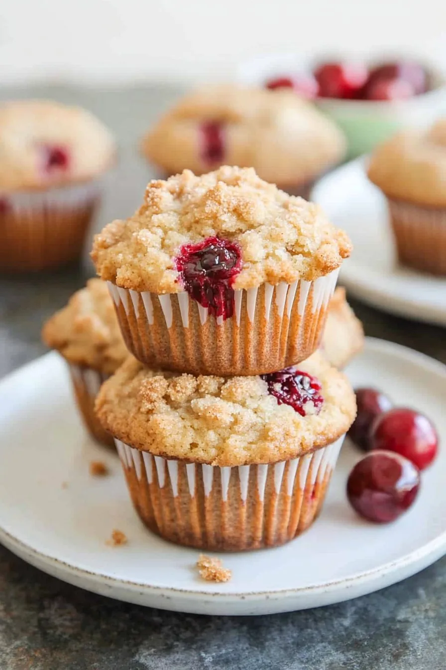 Cherry Cobbler Muffins Recipe: Perfectly Sweet & Moist