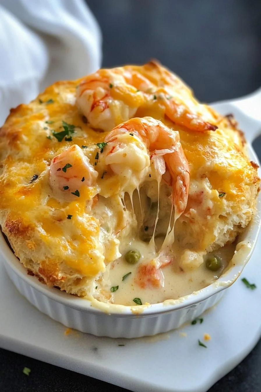 Cheddar Bay Biscuit Seafood Pot Pie Recipe - Delicious & Easy