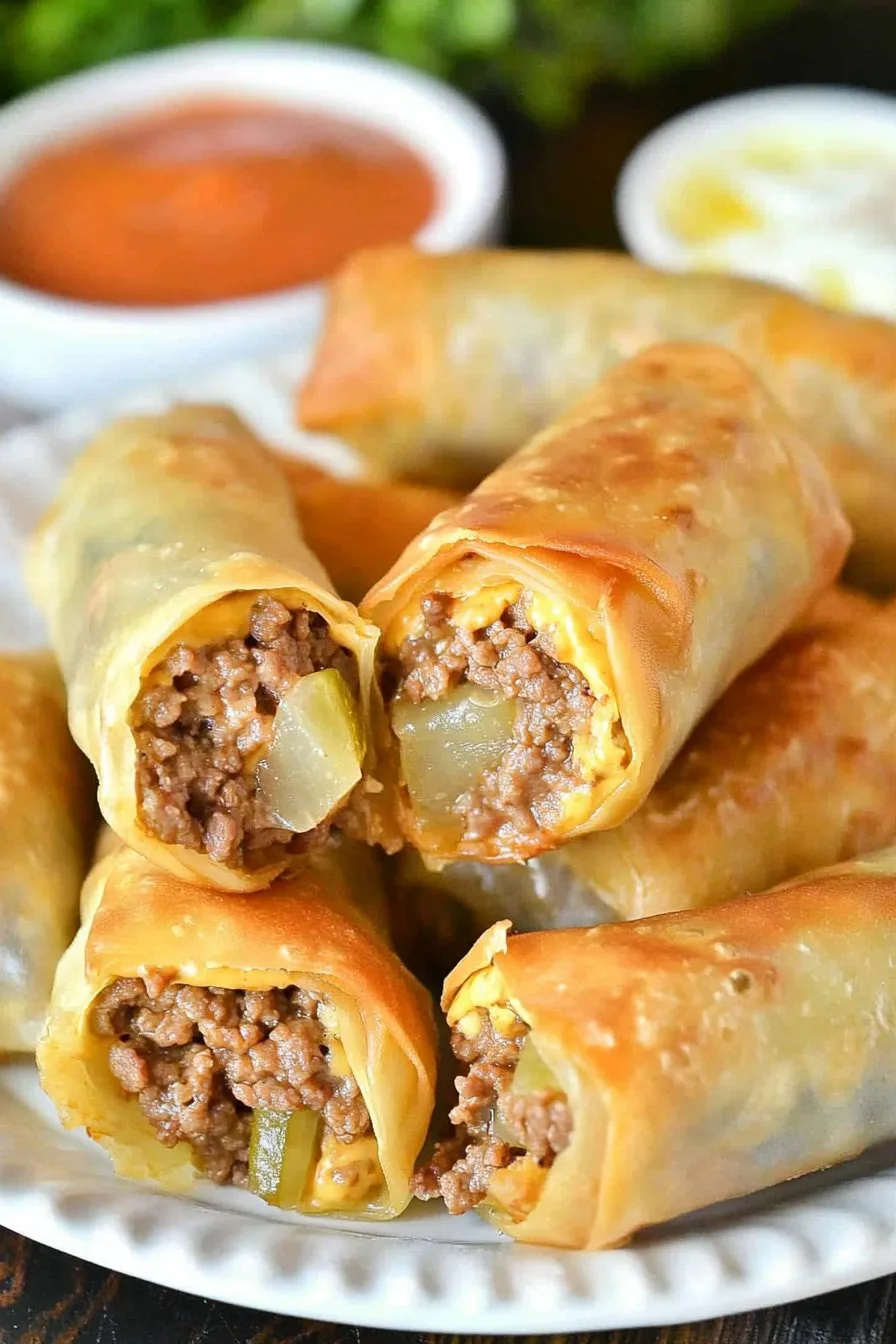 Cheeseburger Egg Rolls Recipe: A Delicious Twist