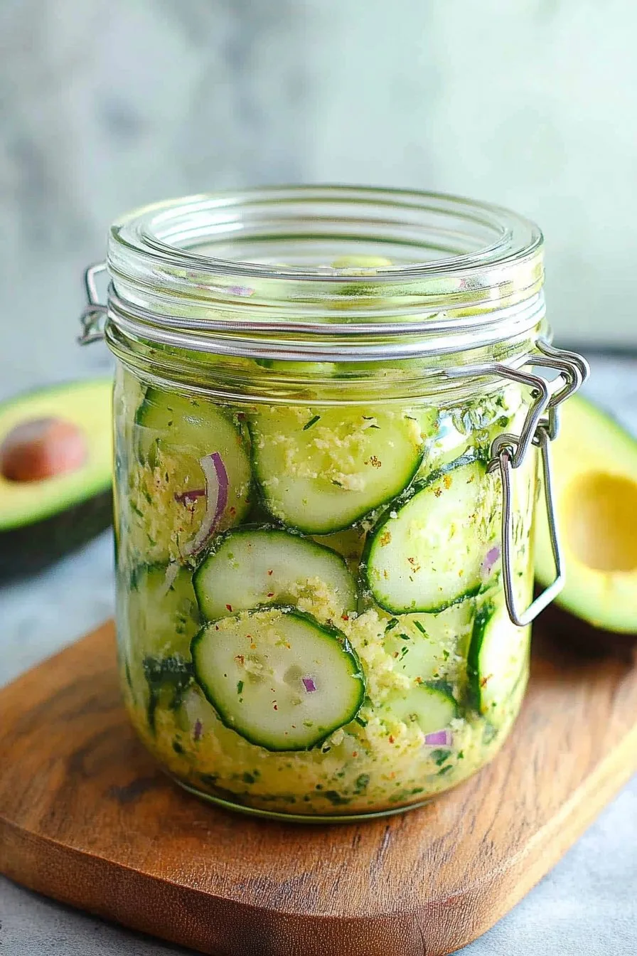 Cucumber Salad in a Jar