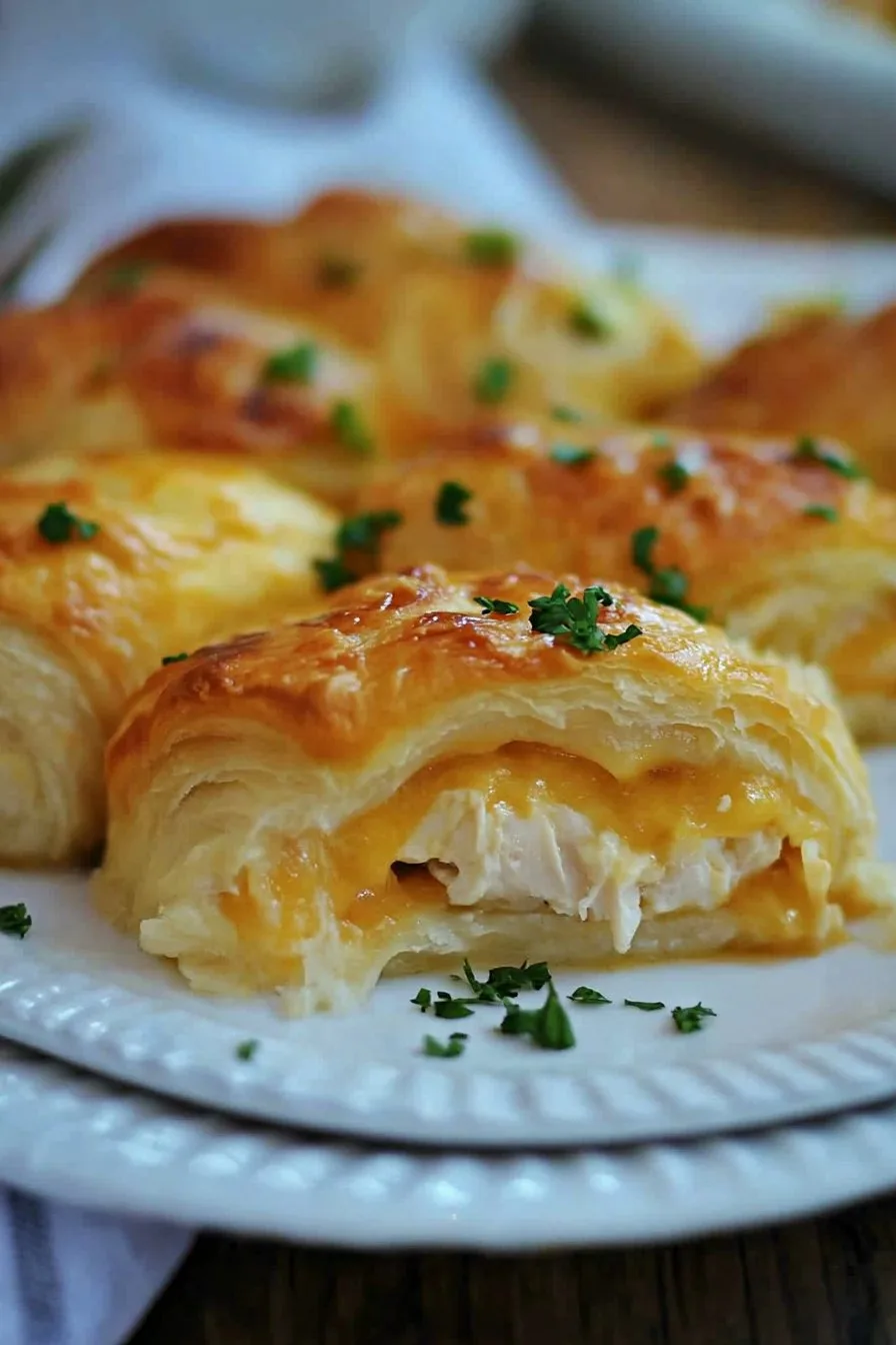 Delicious Chicken Stuffed Crescent Rolls Recipe