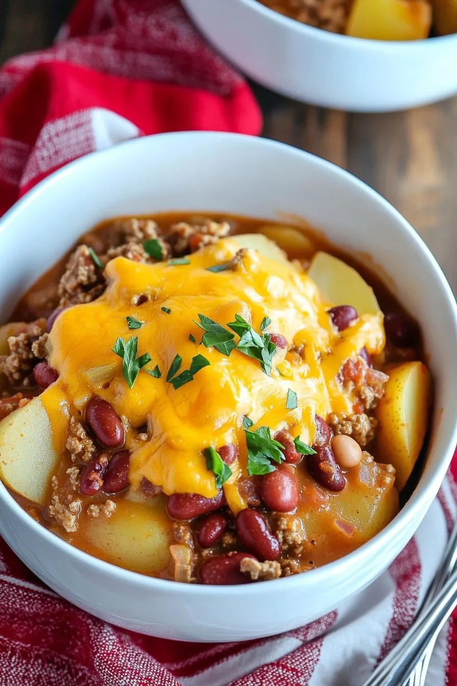 Slow Cooker Cowboy Casserole Recipe: Easy & Delicious