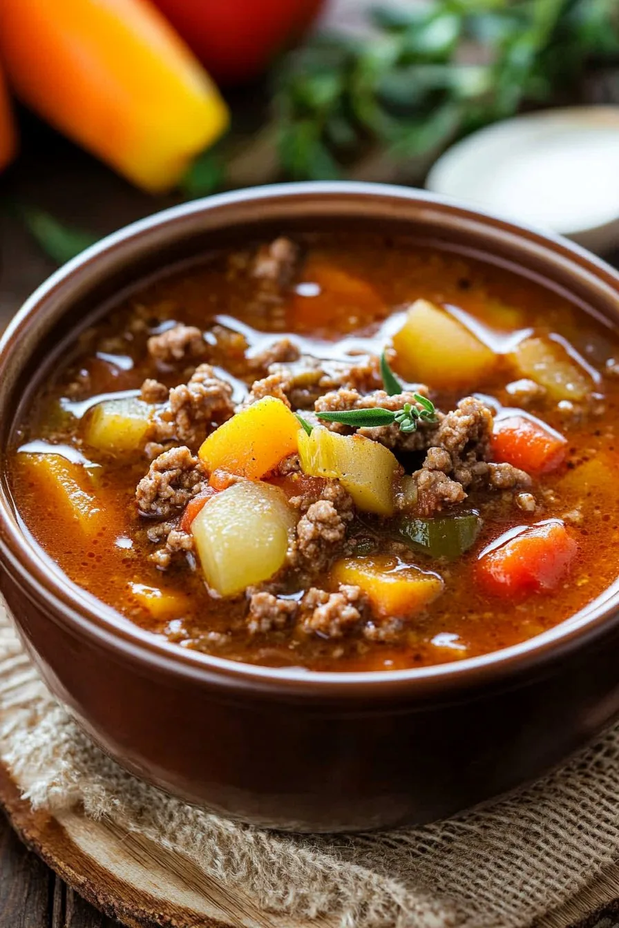 Hamburger Soup