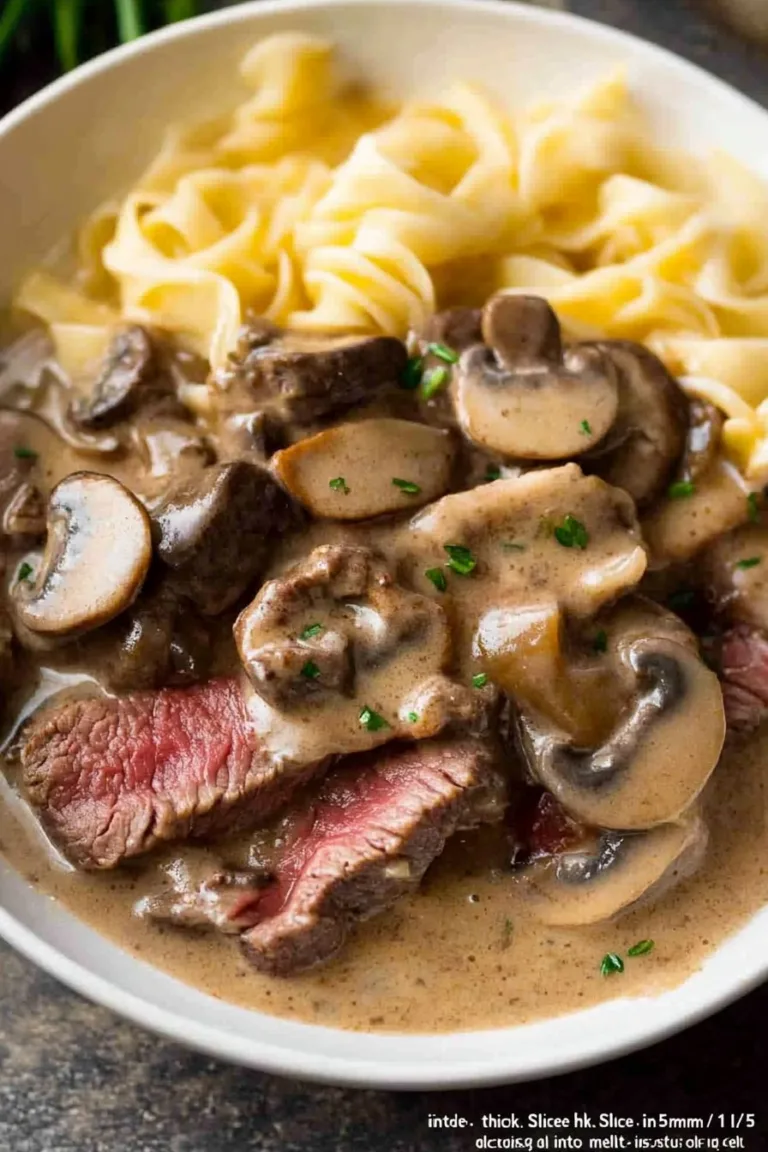 Homemade Beef Stroganoff