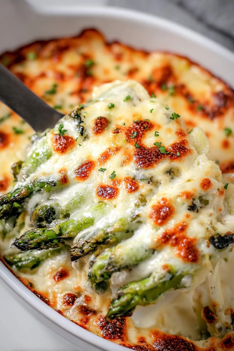 Cheesy Asparagus Casserole
