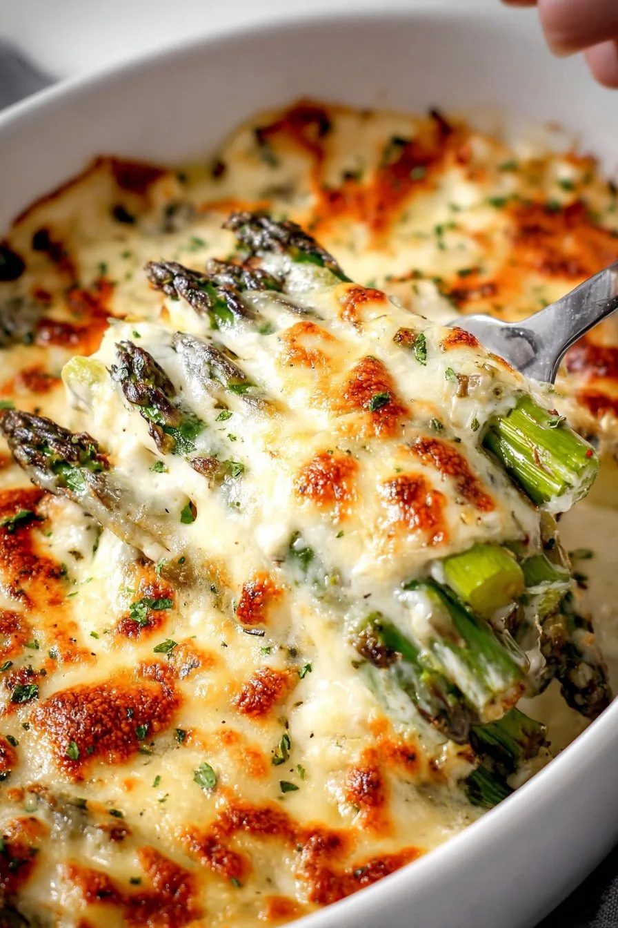 Cheesy Asparagus Casserole