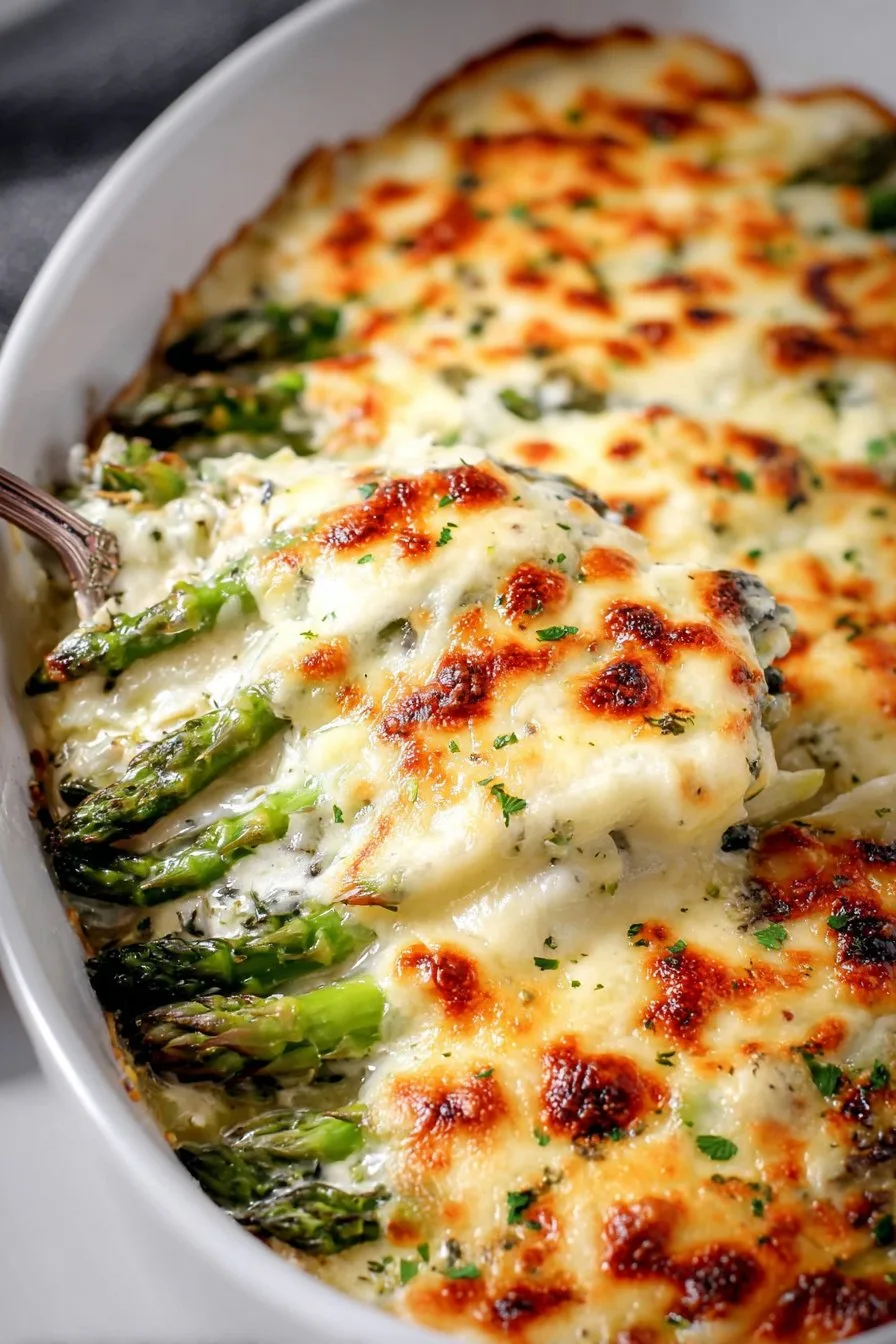 Cheesy Asparagus Casserole