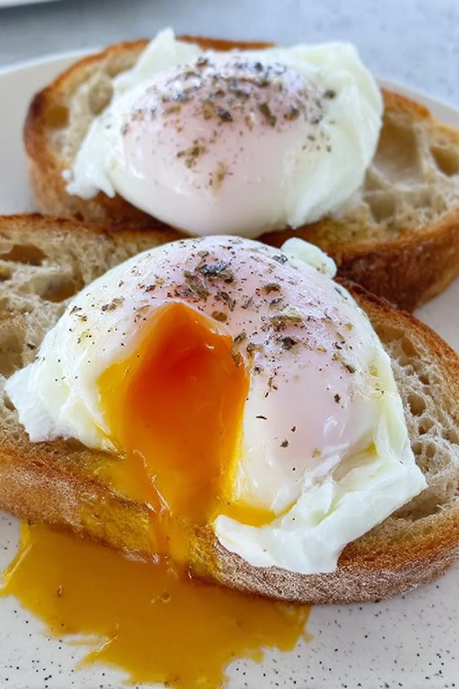 Air Fryer Poached Eggs