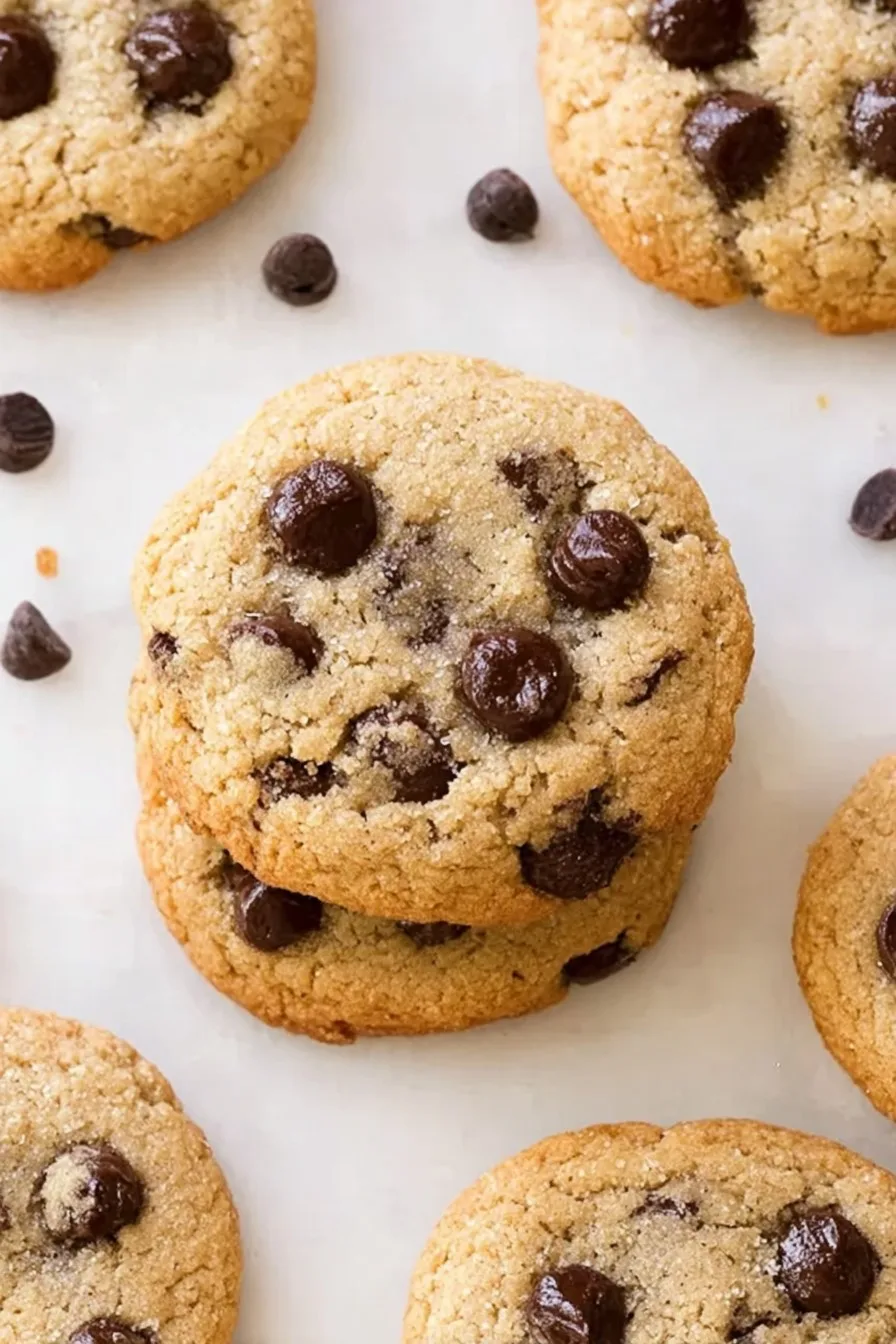 Almond Flour Chocolate Chip Cookies