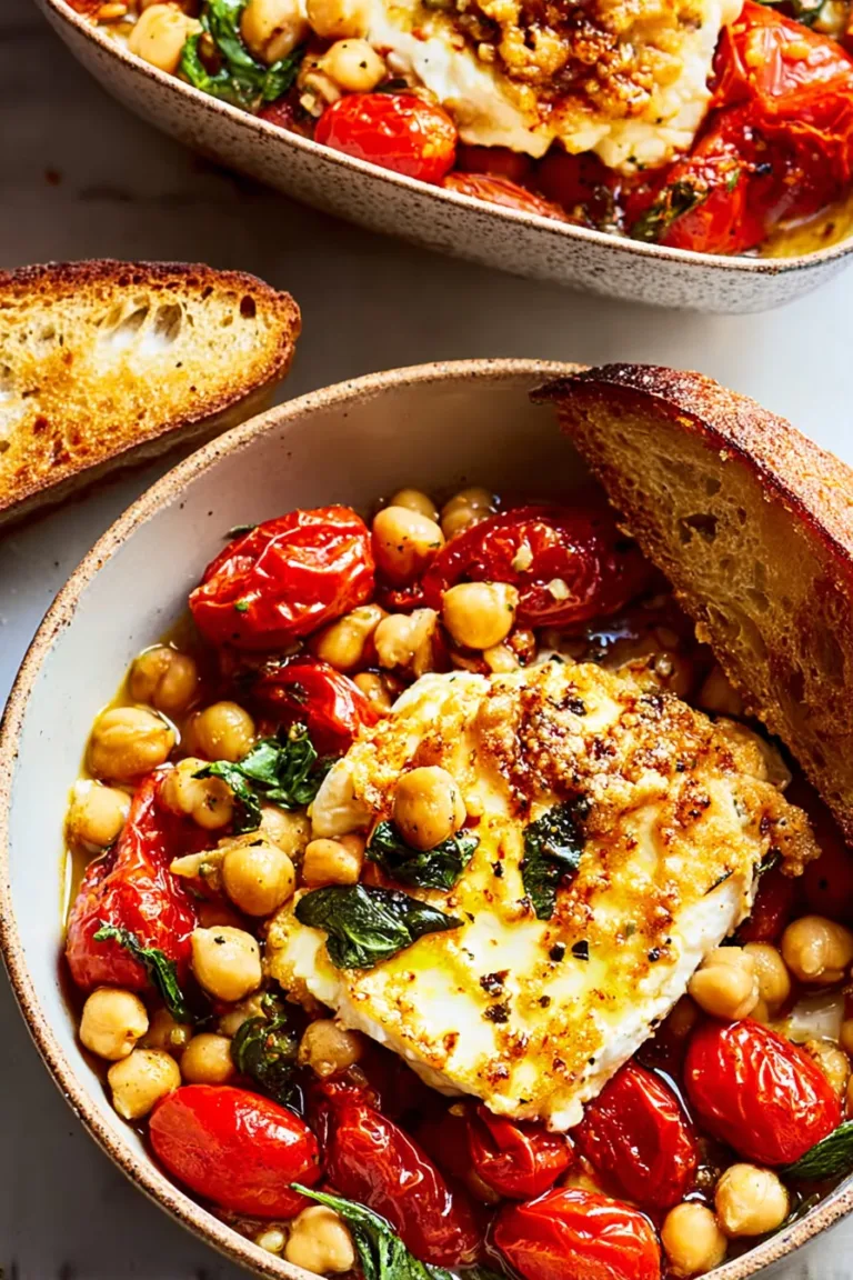 Baked Feta Chickpeas
