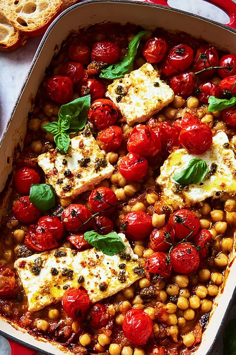 Baked Feta Chickpeas