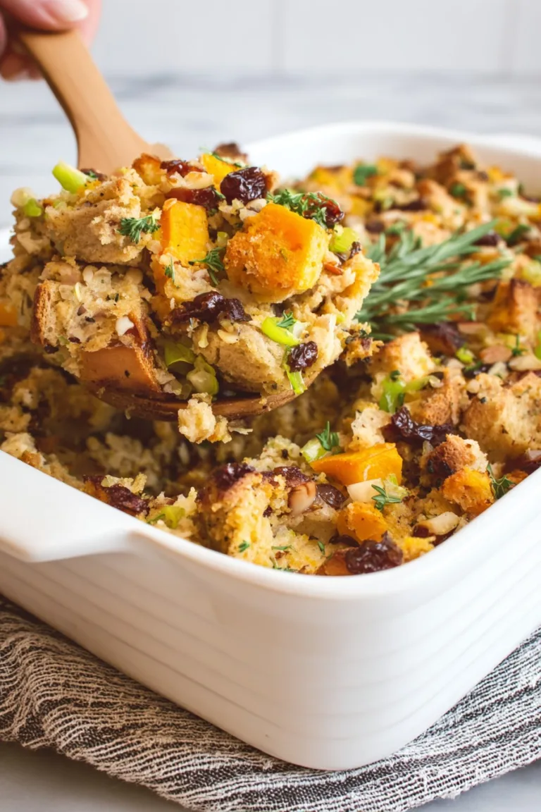 Butternut Squash, Date & Apple Stuffing