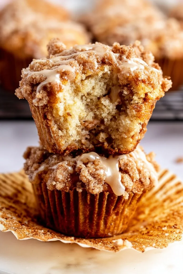 Easy Apple Crumble Muffins