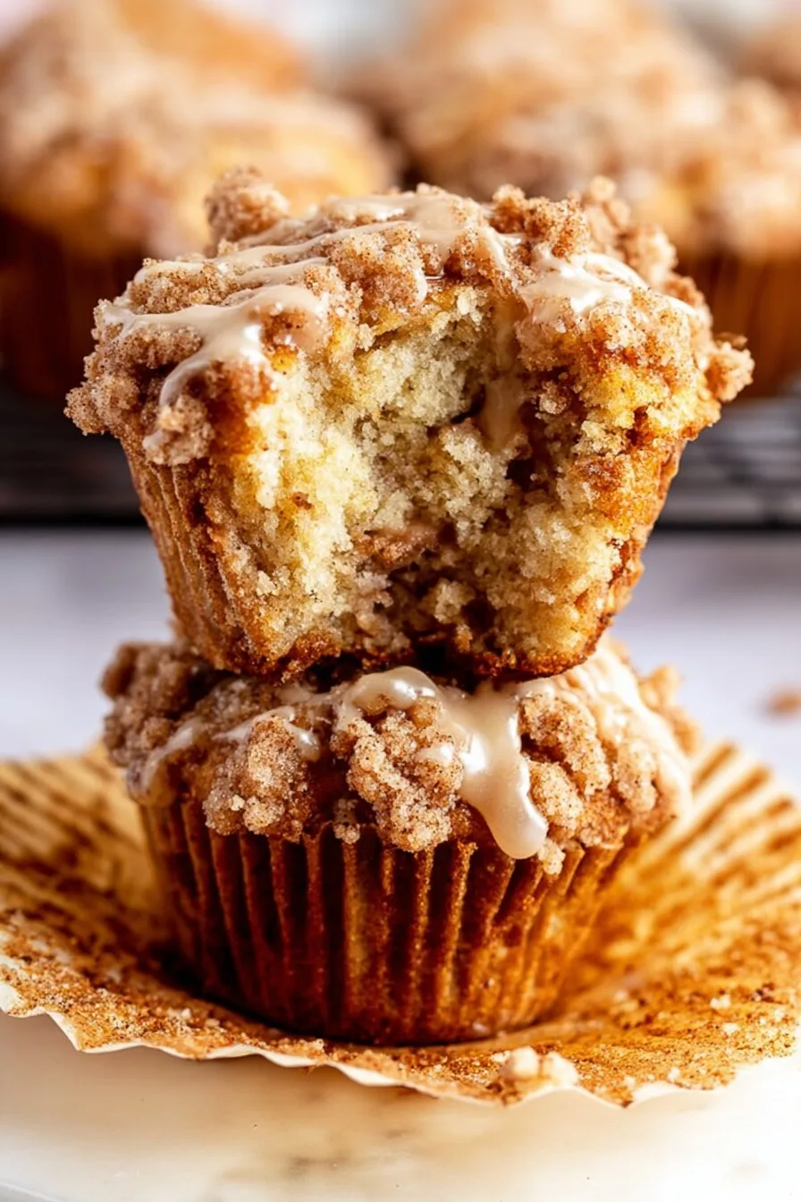 Easy Apple Crumble Muffins