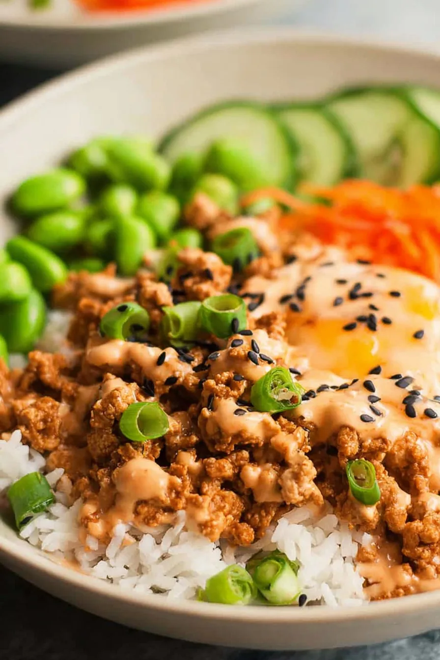 Ground Turkey Rice Bowls